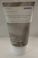 Korres Refining Body Polish Exfoliator Unscented Sealed  NEW  5.07oz