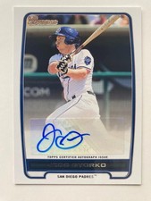 2012 Bowman #BPA-JG Jedd Gyorko Prospect AUTO