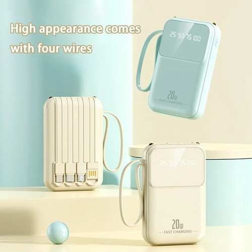 20000mAh compact portable power bank super fast charging with built-in charging - 第 2/32 張圖片