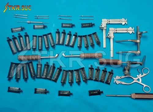 Caspar Cervical Distractor Screw Neurosurgical Instrument 57 PCS Orthopedic Set - 第 2/5 張圖片