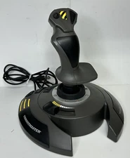 Thrustmaster Top Gun Fox 2 Pro Flight Joy Stick Joystick USB Controller Untested