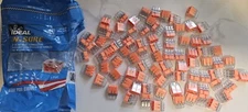 BAG OF 86 - In-Sure 30-1033P Push-In Wire Connector 3-Port #20 - #12 AWG Orange