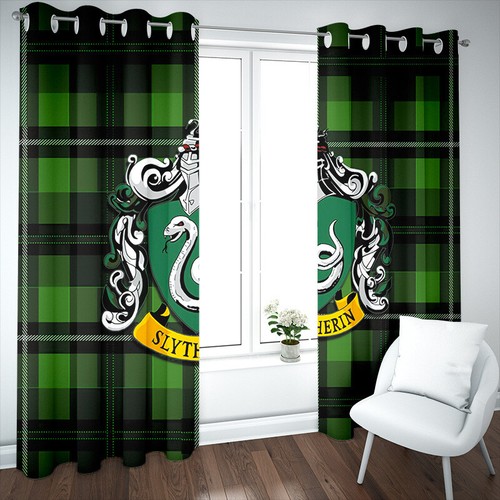 Kid Harry Potter Curtains Pair Thick Blackout Curtain Thermal Kids Bedroom Decor - Bild 7 von 52