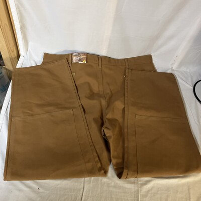 Carhartt B01 BRN Loose Original Double Front Duck Work Dungaree