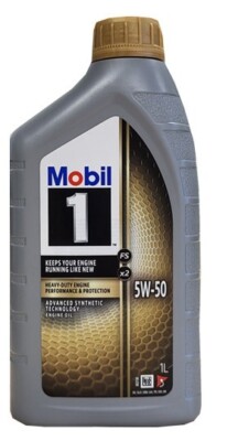 Mobil 1 FS X2 5W 50  1x1 Liter Motoröl Porsche A40 , MB 229.3