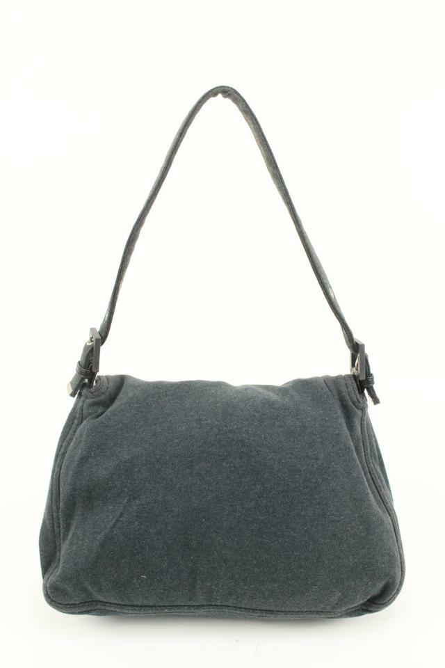 バッグ 1990s FENDI Charcoal Gray Mama Baguette 1990s FENDI Charcoal Gray Mama Baguette