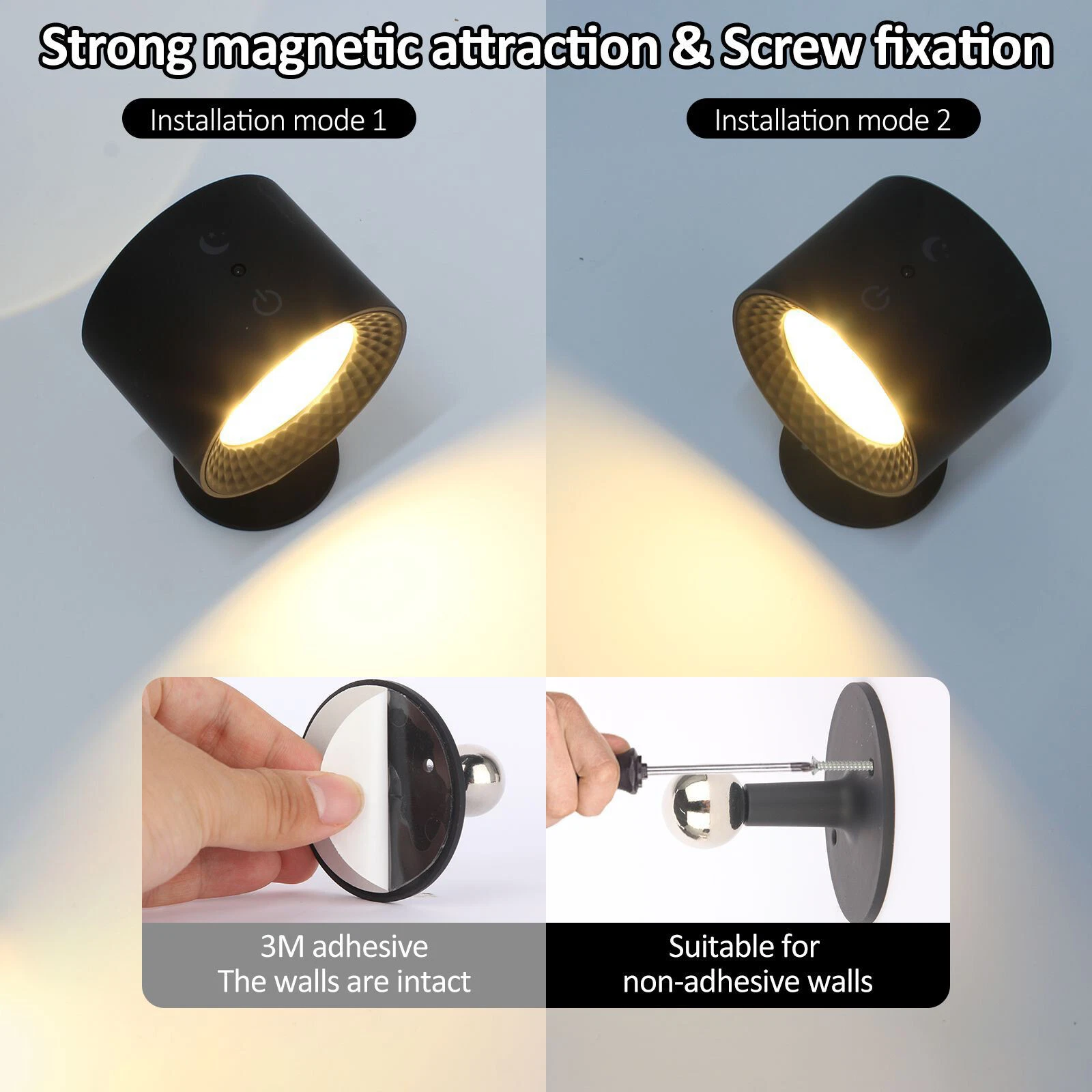 RGB LED Night Light with Easy USB Charging Port