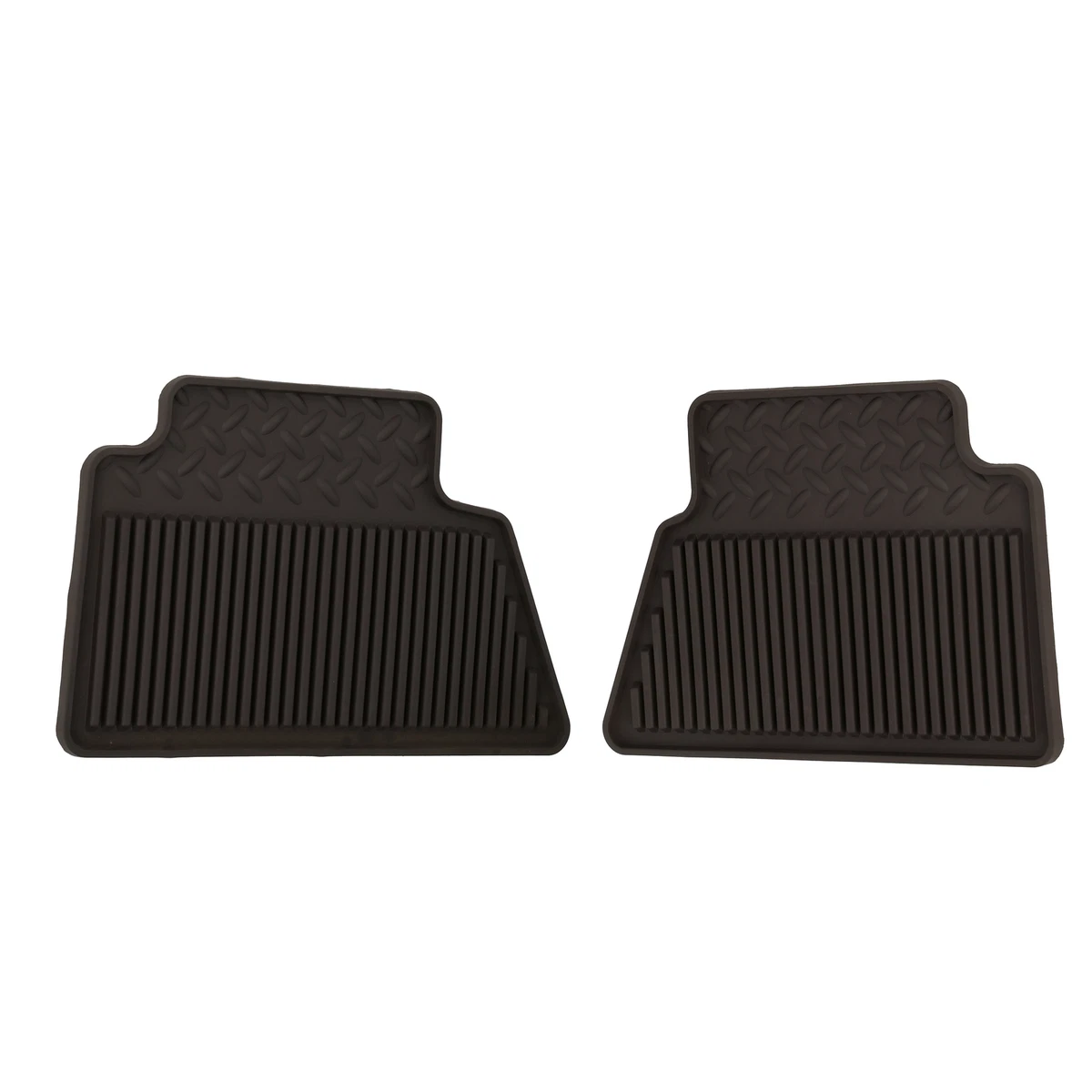 OEM NEW 14 17 Sierra Silverado Rear All Weather Floor Mats Cocoa