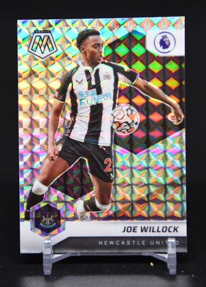 JOE WILLOCK 2021-22 PANINI MOSAIC PREMIER LEAGUE SILVER MOSAIC PRIZM #186