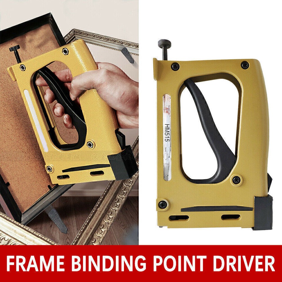 Picture Frame Framing Point Driver Tacker Point Staple Gun + FREE 1000 ...
