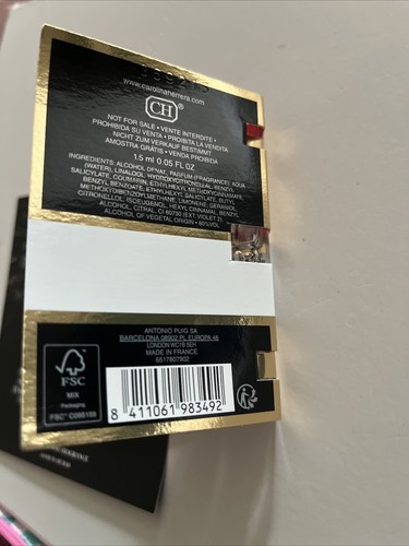 Carolina Herrera Good Girl Perfume Eau De Parfum Sample Spray 1.5 Ml - Picture 3 of 4