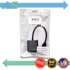 Add-On 8" HDMI Male to VGA Female Adapter Cable, Black [R-HDMI2VGA]