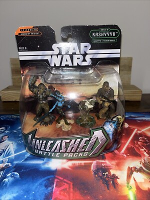 2005 Star Wars Battle Packs Unleashed Kashyyyk and Felucia Heroes