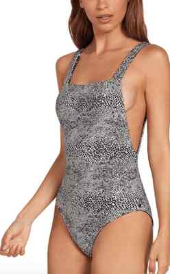 Volcom L109347 Women's Reversible Leaf It To Be One-Piece Swimsuit Size XS