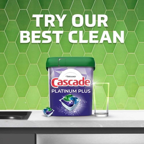 Platinum Plus Dishwasher Detergent Pacs, Fresh, 52 Count - Picture 6 of 8