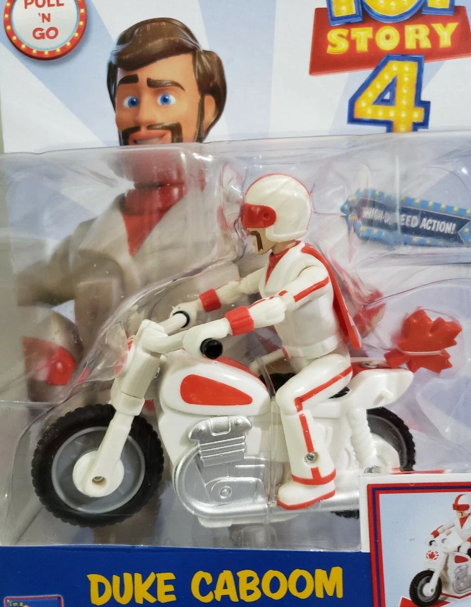Toy Story 4 Duke Caboom with Motorcycle Disney Pixar