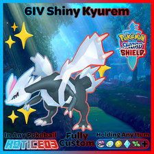 KYUREM ✨Shiny 6IV✨ Battle Ready EVs +MasterBall FAST 🚀 Pokemon SWORD and SHIELD