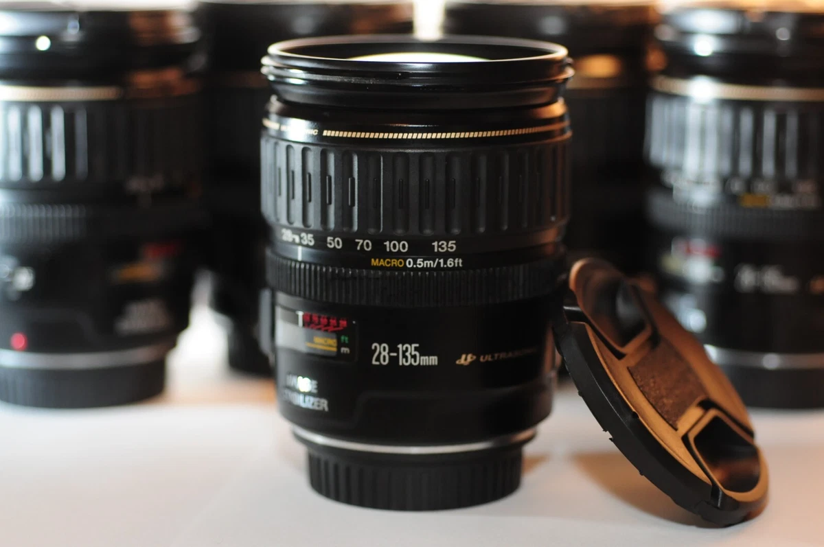 ONE Canon EOS EF 28-135mm f/3.5-5.6 USM IS lens for EOS Elan 90D