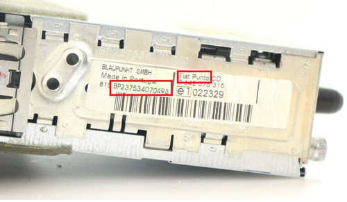 Blaupunkt Radio Code / Key Code BMW - Opel Car 300 Opel CD 300 SC 202 Car 2003 - Bild 4 von 4