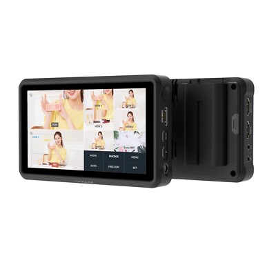 SPROLINK MC-4K Pro 5,5-Zoll-Touchscreen Virtueller Multikamera-Video-Switcher