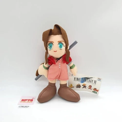 Aerith C207 Final Fantasy VII Banpresto 1996 Plush 7" Tag Toy Doll Japan Rare!