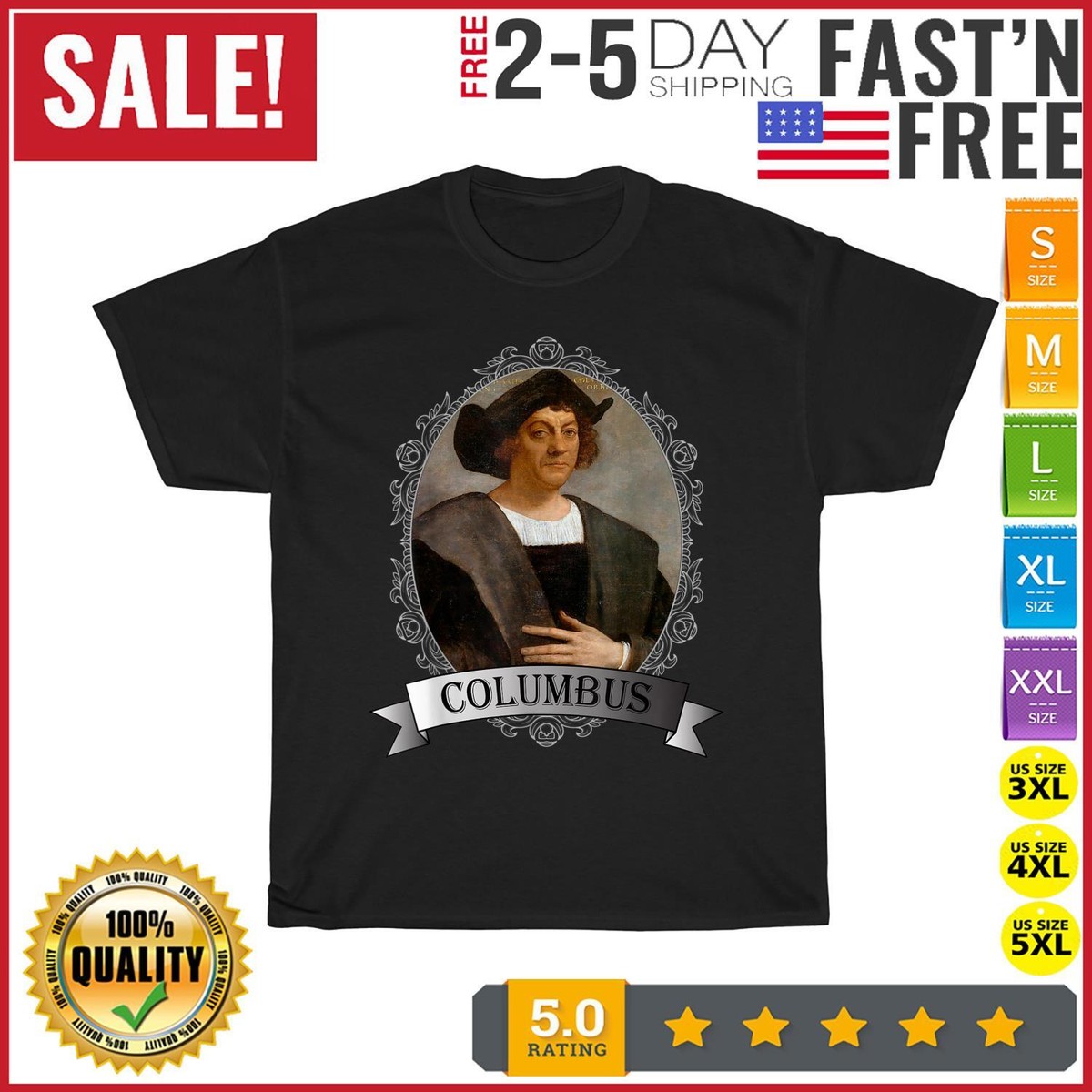 WELCOME BACK TO THE EARTH Tシャツ Lサイズ Christopher Columbus Vintage T Shirt Men Fashion 2023 Women T