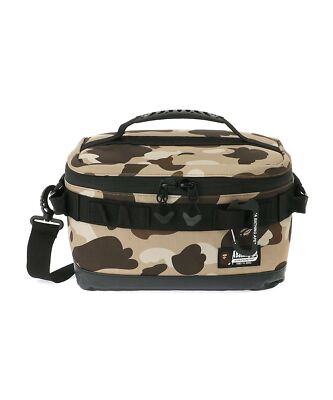 A BATHING APE Outdoor Camping Soft Material Cooler Bag S-Size Beige BAPE CAMO