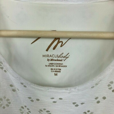 トップス n Miracle Body Miraclesuit Top Size Medium Womens Eyelet Ombre
