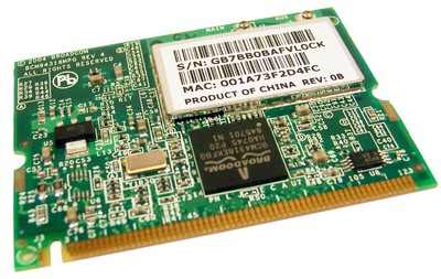 Broadcom 802.11b-g Wlan Mini WiFi PCI Card BCM94318MPG WMEBCM94318MPG
