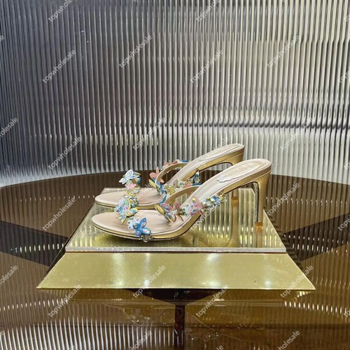 Women's Satin Stiletto Snake-wrapped Heels shoes - Picture 5 of 10
