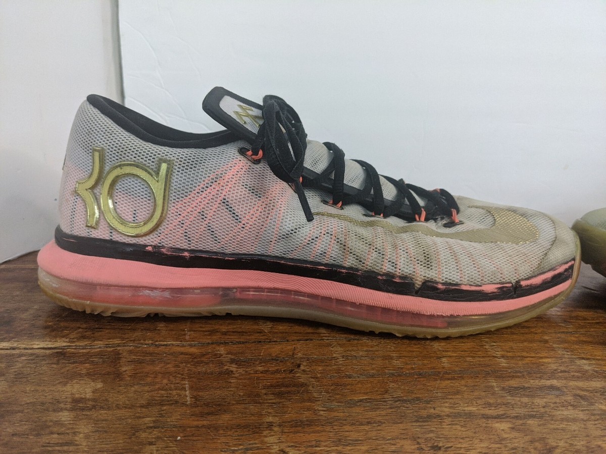 NIKE KD6 ELITE エリート Nike Kd 6 Elite Gold 642838-100 Size 11 pre-owned | eBay