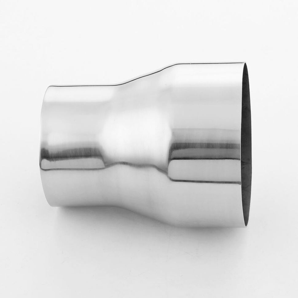 76.2mm To 57.6mm Stainless Exhaust Pipe To Component Adapter Reducer Connector Pipe Tube P 1281825