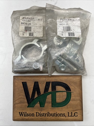 Parker Hannifin Hose Products 88DB-20 Clamp Freightliner Fitting Lot Of 2