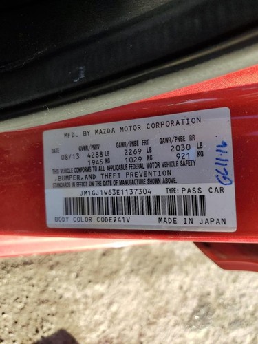 Used Front Body Control Module fits: 2014 Mazda Mazda 6 Body Control BCM front L - Picture 12 of 24