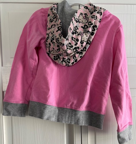 Sudadera Hello Kitty By Sanrio Talla 5 Rosa Con Capucha Manga Larga - Imagen 4 de 4