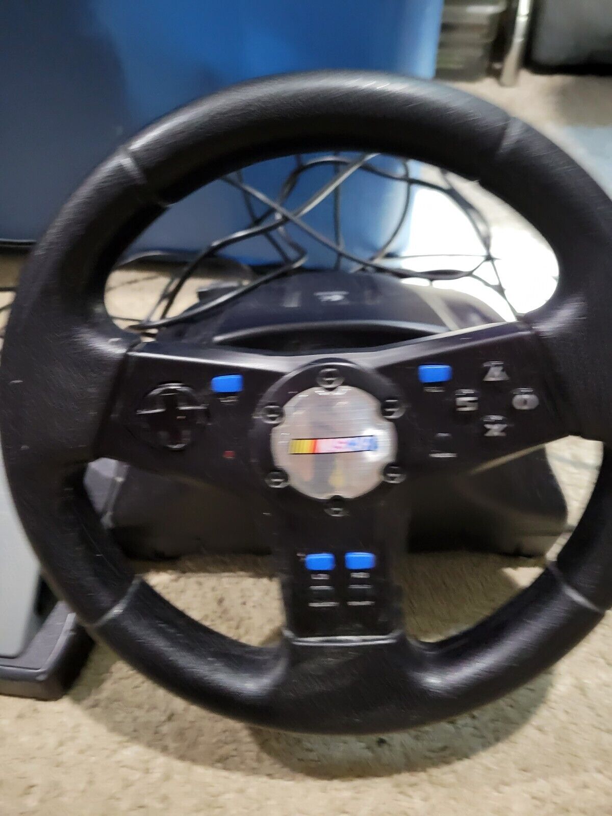 Volante Logitech Nascar Racing Wheel Ps2 Usado Sem Pedal - Escorrega o Preço