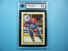 1990/91 BOWMAN TIFFANY NHL HOCKEY CARD #196 JOE MURPHY ROOKIE RC KSA 8.5 NMMT+