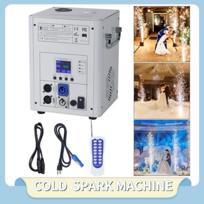 Cold Spark Firework Machine 750W DMX Stage 6.6-9.8ft DJ Event Bar