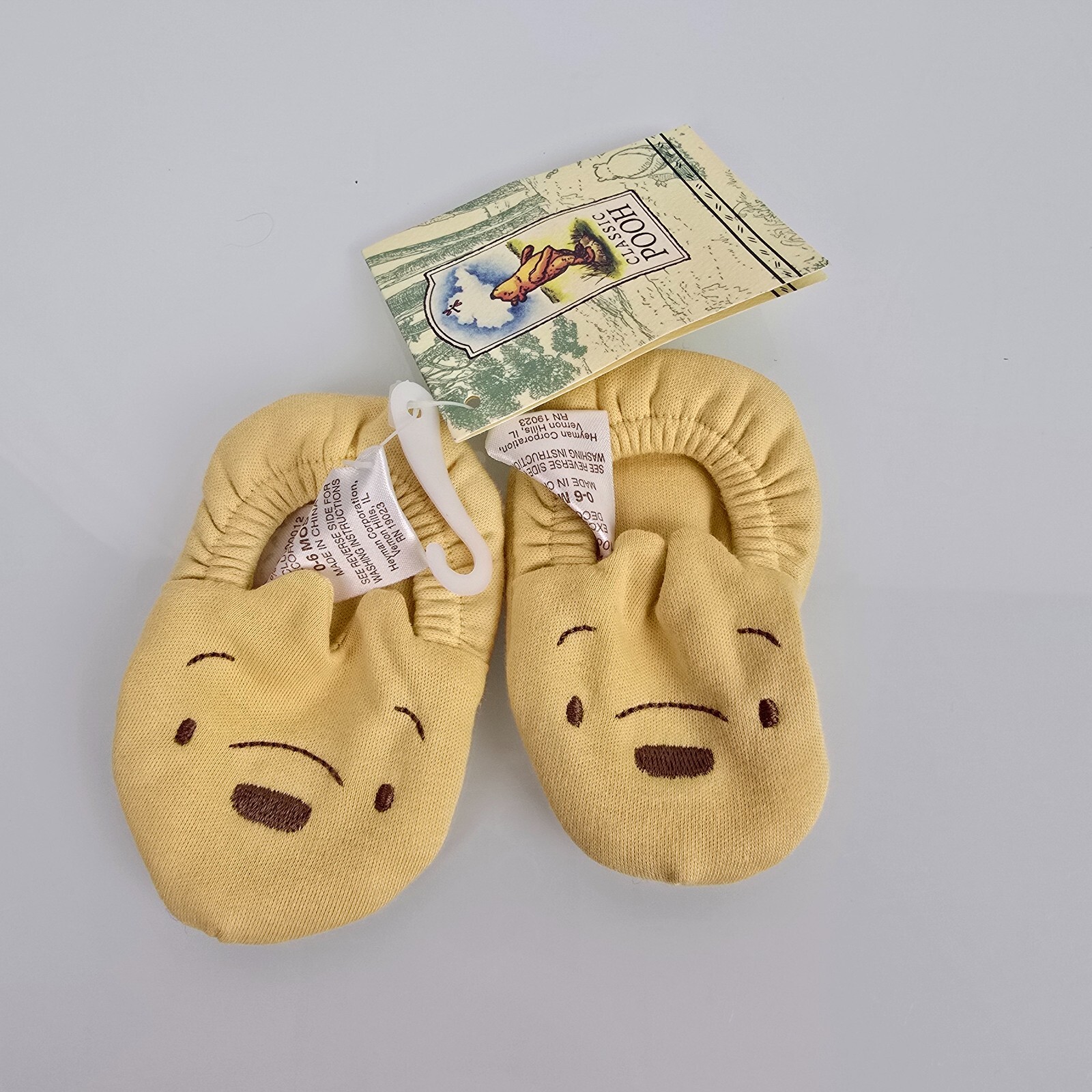 SAOLA Winnie the Pooh classico 0 6 m. Scarpe culla bambino stivaletti ciabatte slip on suola morbida