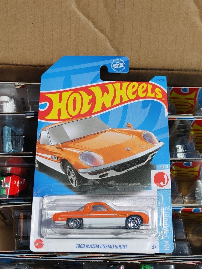 2023 Hot Wheels 1968 Mazda Cosmo Sport Orange/White Not Super