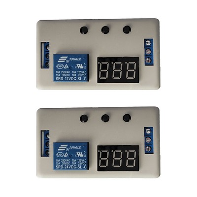 DC 12V 24V 1 Way Time Delay Relay LED Digital Automation Timer Control Switch