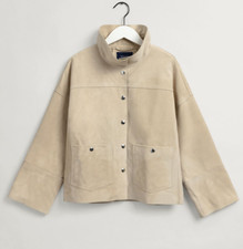 Gant Suede Cropped Jacket 4740013 Desert Beige S