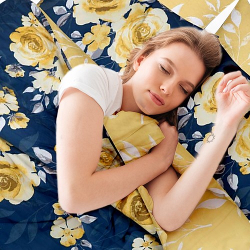100% Cotton Reversible Duvet Cover Set with Pillowcase Single Double King Sizes - Picture 61 of 146