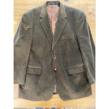 Ralph Lauren corduroy blazer men  s dark brown size 46 regular