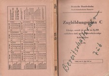 Zugbildungsplan C ZpCR Hannover Sommer 1982 digital