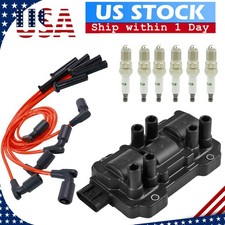 Ignition Coil Spark Plug Wire For Chevrolet Impala Pontiac G6 3.5l 3.9l Uf434 Ignition Coil Spark Plug Wire For Chevrolet Impala Pontiac G6 3.5l 3.9l Uf434