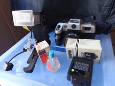 lotto materiale fotografico vintage flash Olympia