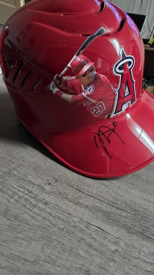 Mike Trout Signed Authentic Helmet PSA COA - Image 2 of 4