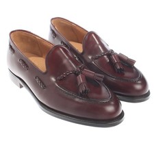 George Cleverley Loafers 40 EUR UK 6 Rot Neu