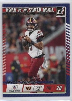 2025 Panini Donruss Road to The Super Bowl Wild Card Jayden Daniels #5 1ju6